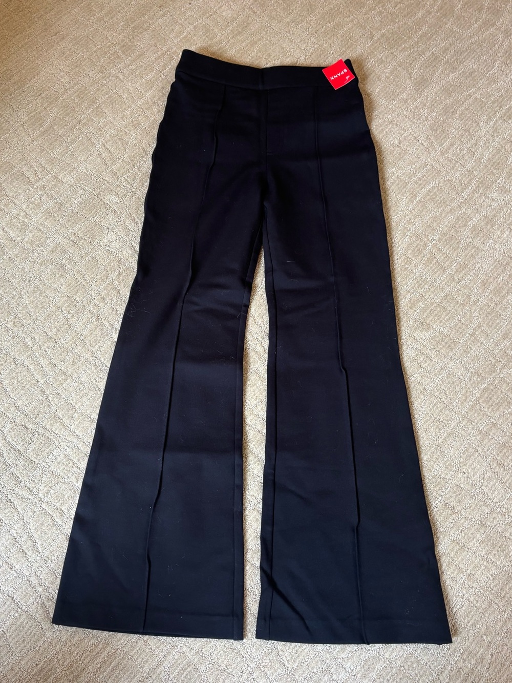 NEW Spanx Black High-Rise Wide Leg Pants